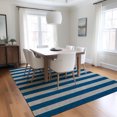thumbnail image 1 of Addison Rugs Chantille Indoor/Outdoor Transitional Stripes Blue Washable Rectangle Rug, 10' x 14', 1 of 6