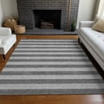 thumbnail image 1 of Addison Rugs Chantille Indoor/Outdoor Transitional Stripes Granite Washable Rectangle Rug, 5' x 7'6", 1 of 6