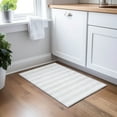 thumbnail image 1 of Addison Rugs Chantille Indoor/Outdoor Transitional Stripes Ivory Washable Rectangle Rug, 1'8" x 2'6", 1 of 6