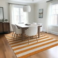 thumbnail image 1 of Addison Rugs Chantille Indoor/Outdoor Transitional Stripes Orange Washable Rectangle Rug, 9' x 12', 1 of 6