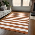 thumbnail image 1 of Addison Rugs Chantille Indoor/Outdoor Transitional Stripes Paprika Washable Rectangle Rug, 10' x 14', 1 of 6