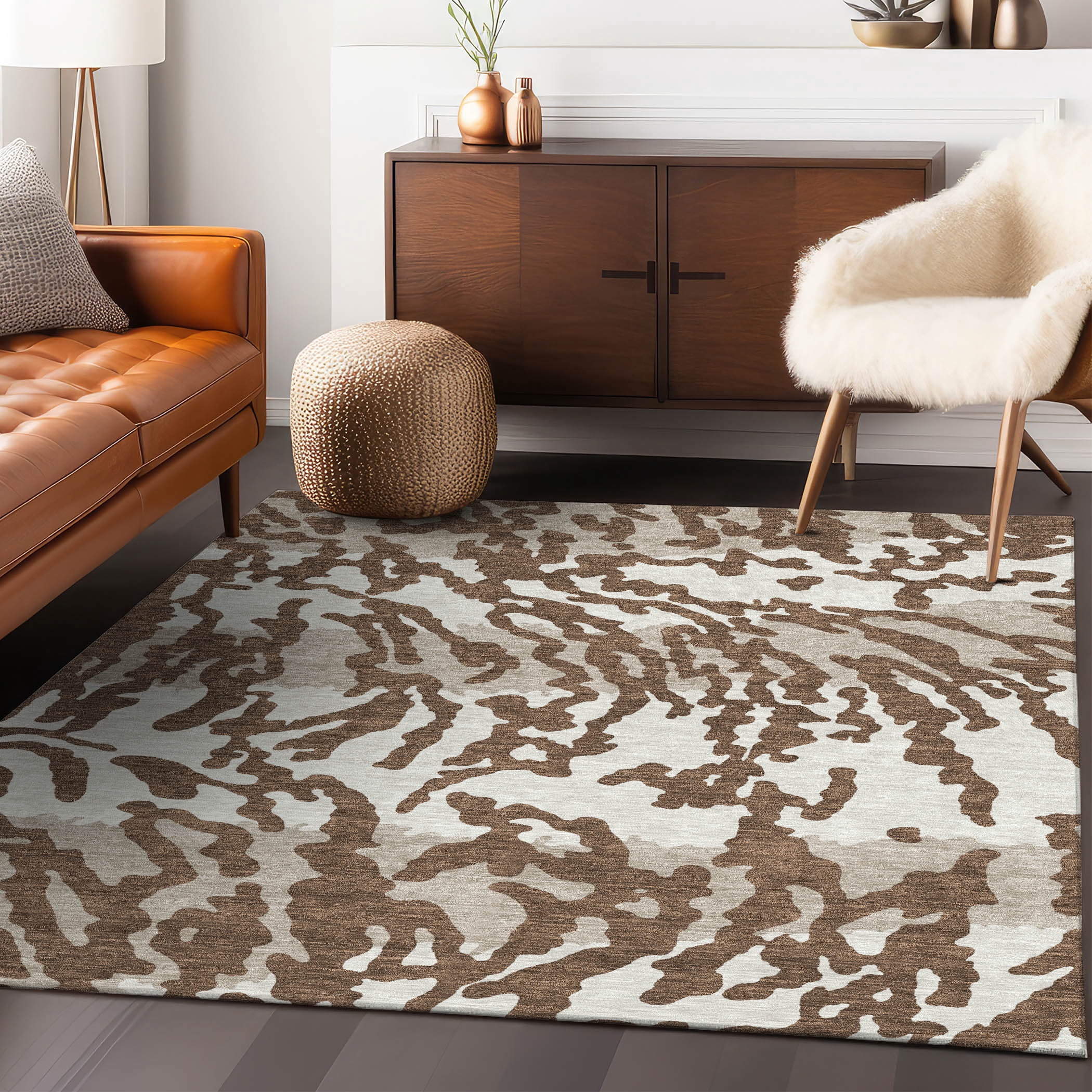 Addison Rugs Chantille Indoor/Outdoor Transitional Animal Print ...