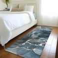 thumbnail image 1 of Addison Rugs Chantille Indoor/Outdoor Contemporary Watercolors Blue Washable Runner Rug, 2'3" x 7'6", 1 of 6
