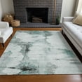 thumbnail image 1 of Addison Rugs Chantille Indoor/Outdoor Transitional Modern Teal Washable Rectangle Rug, 9' x 12', 1 of 6