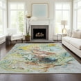 thumbnail image 1 of Addison Rugs Chantille Indoor/Outdoor Transitional Abstract Ivory Washable Rectangle Rug, 5' x 7'6", 1 of 6
