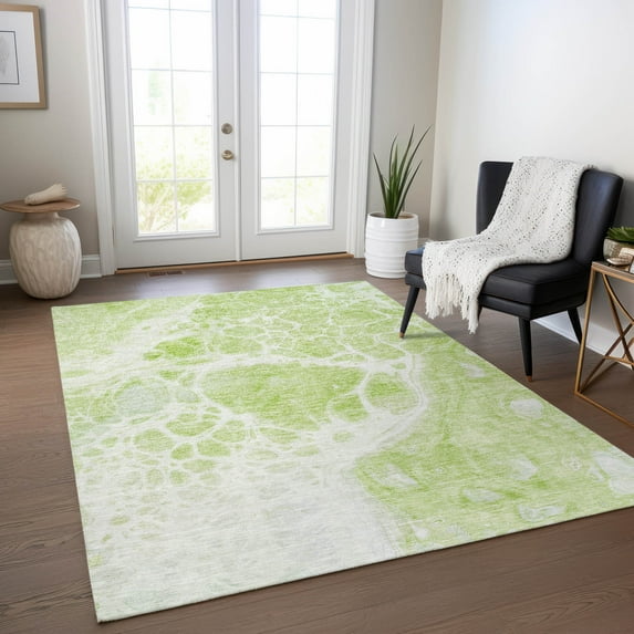 Addison Rugs Chantille Indoor/Outdoor Transitional Modern Aloe Washable Rectangle Rug, 10' x 14'