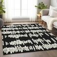 thumbnail image 1 of Addison Rugs Chantille Indoor/Outdoor Transitional Stripes Black Washable Rectangle Rug, 2'6" x 3'10", 1 of 6