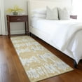 thumbnail image 1 of Addison Rugs Machine Washable Indoor/ Outdoor Chantille Abstract Contemporary Rug Gold - 2'3" x 7'6", 1 of 6