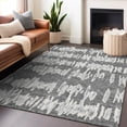 thumbnail image 1 of Addison Rugs Chantille Indoor/Outdoor Transitional Stripes Gray Washable Rectangle Rug, 3' x 5', 1 of 6