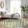 thumbnail image 1 of Addison Rugs Chantille Indoor/Outdoor Transitional Circles Aloe Washable Round Rug, 8' x 8', 1 of 6