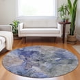 thumbnail image 1 of Addison Rugs Chantille Indoor/Outdoor Transitional Modern Blue Washable Round Rug, 8' x 8', 1 of 6