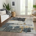 thumbnail image 1 of Addison Rugs Chantille Indoor/Outdoor Traditional Modern Charcoal Washable Rectangle Rug, 9' x 12', 1 of 6
