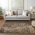 thumbnail image 1 of Addison Rugs Chantille Indoor/Outdoor Transitional Ikat Chocolate Washable Rectangle Rug, 10' x 14', 1 of 6