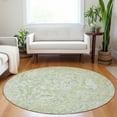 thumbnail image 1 of Addison Rugs Chantille Indoor/Outdoor Transitional Abstract Green Washable Round Rug, 8' x 8', 1 of 6