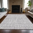 thumbnail image 1 of Addison Rugs Chantille Indoor/Outdoor Transitional Stripes Lilac Washable Rectangle Rug, 3' x 5', 1 of 6