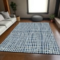 thumbnail image 1 of Addison Rugs Chantille Indoor/Outdoor Transitional Stripes Navy Washable Rectangle Rug, 10' x 14', 1 of 6