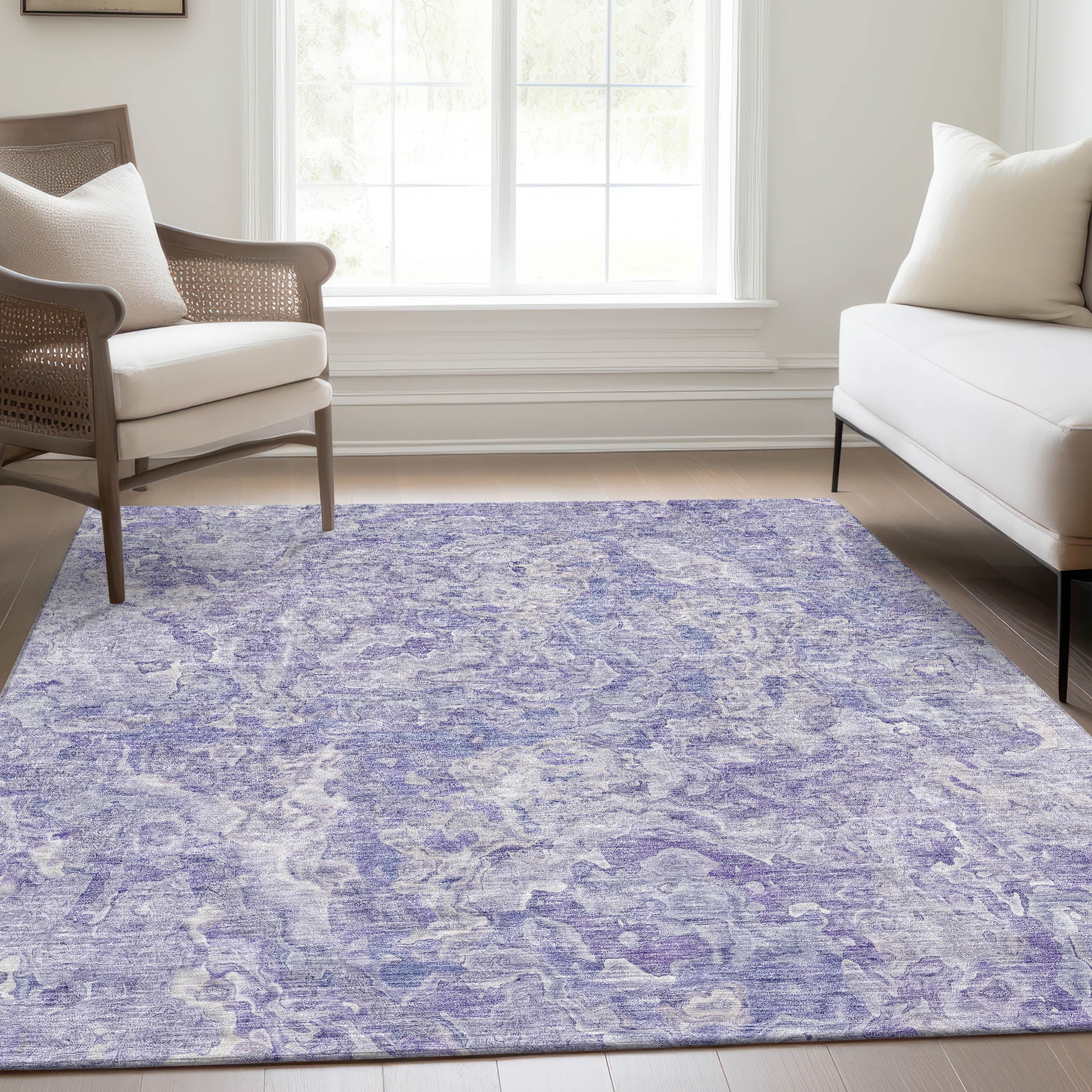 Plum Color Rugs Addison Rugs Chantille Indoor/Outdoor Transitional Abstract Plum ...