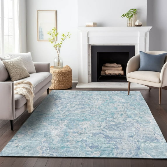 Addison Rugs Chantille Indoor/Outdoor Transitional Abstract Sky Washable Rectangle Rug, 9' x 12'
