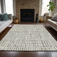 thumbnail image 1 of Addison Rugs Chantille Indoor/Outdoor Transitional Stripes Taupe Washable Rectangle Rug, 3' x 5', 1 of 6