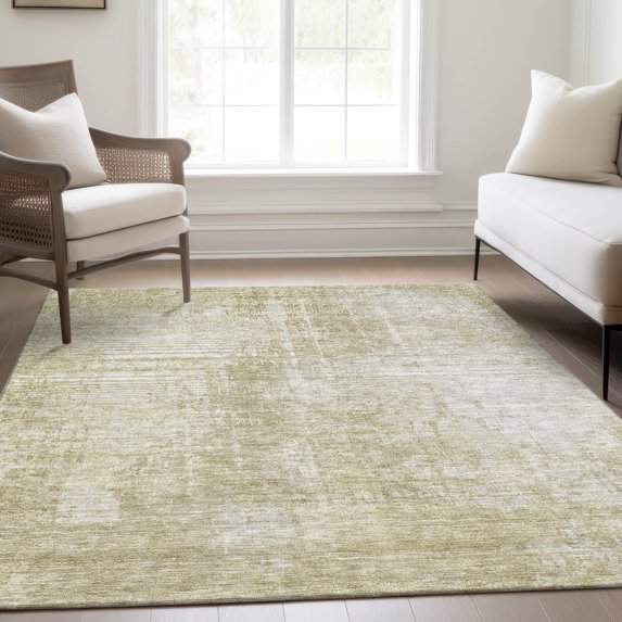 Addison Rugs Chantille Indoor/Outdoor Transitional Modern Beige Washable Rectangle Rug, 10' x 14'