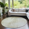 thumbnail image 1 of Addison Rugs Chantille Indoor/Outdoor Transitional Modern Beige Washable Round Rug, 8' x 8', 1 of 6