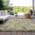 thumbnail image 1 of Addison Rugs Machine Washable Indoor/ Outdoor Chantille Abstract Ombre Rug Brown - 9' x 12', 1 of 5