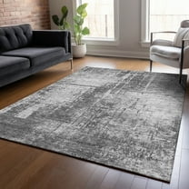 Addison Rugs Chantille Indoor/Outdoor Transitional Modern Gray Washable Rectangle Rug, 10' x 14'