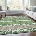 thumbnail image 1 of Addison Rugs Chantille Indoor/Outdoor Transitional Stripes Green Washable Rectangle Rug, 3' x 5', 1 of 6