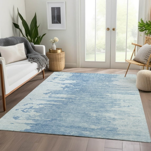 Addison Rugs Chantille Indoor/Outdoor Transitional Modern Sky Washable Rectangle Rug, 3' x 5'