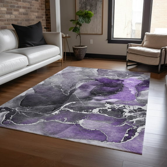 Chantille ACN503 Purple 3 x 5 Rug