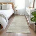 thumbnail image 1 of Addison Rugs Chantille Indoor/Outdoor Transitional Stripes Beige Washable Runner Rug, 2'3" x 7'6", 1 of 6