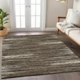 thumbnail image 1 of Addison Rugs Chantille Indoor/Outdoor Transitional Stripes Brown Washable Rectangle Rug, 8' x 10', 1 of 6