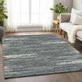 thumbnail image 1 of Addison Rugs Chantille Indoor/Outdoor Transitional Stripes Gray Washable Rectangle Rug, 3' x 5', 1 of 6