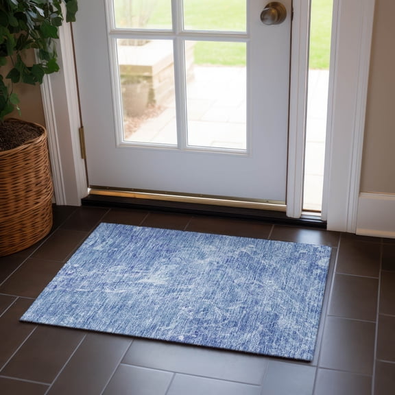 Addison Rugs Chantille Indoor/Outdoor Transitional Abstract Sky Washable Rectangle Rug, 1'8" x 2'6"