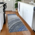 thumbnail image 1 of Addison Rugs Chantille Indoor/Outdoor Transitional Waves Blue Washable Runner Rug, 2'3" x 7'6", 1 of 6