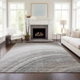 thumbnail image 1 of Addison Rugs Chantille Indoor/Outdoor Transitional Waves Gray Washable Rectangle Rug, 9' x 12', 1 of 5