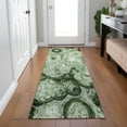 thumbnail image 1 of Addison Rugs Chantille Indoor/Outdoor Transitional Circles Green Washable Runner Rug, 2'3" x 7'6", 1 of 6