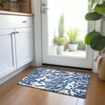 thumbnail image 1 of Addison Rugs Chantille Indoor/Outdoor Transitional Animal Print Navy Washable Rectangle Rug, 1'8" x 2'6", 1 of 6