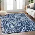 thumbnail image 1 of Addison Rugs Chantille Indoor/Outdoor Transitional Geometric Navy Washable Rectangle Rug, 8' x 10', 1 of 6