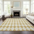 thumbnail image 1 of Addison Rugs Chantille Indoor/Outdoor Transitional Diamonds Gold Washable Rectangle Rug, 2'6" x 3'10", 1 of 6