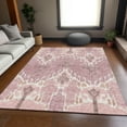 thumbnail image 1 of Addison Rugs Chantille Indoor/Outdoor Transitional Ikat Blush Washable Rectangle Rug, 10' x 14', 1 of 6