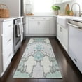 thumbnail image 1 of Addison Rugs Chantille Indoor/Outdoor Transitional Ikat Mint Washable Runner Rug, 2'3" x 7'6", 1 of 6