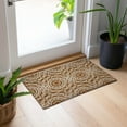 thumbnail image 1 of Addison Rugs Chantille Indoor/Outdoor Transitional Circles Paprika Washable Rectangle Rug, 1'8" x 2'6", 1 of 6