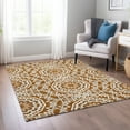 thumbnail image 1 of Addison Rugs Chantille Indoor/Outdoor Transitional Circles Paprika Washable Rectangle Rug, 2'6" x 3'10", 1 of 6