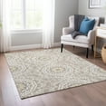 thumbnail image 1 of Addison Rugs Chantille Indoor/Outdoor Transitional Circles Taupe Washable Rectangle Rug, 2'6" x 3'10", 1 of 6