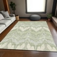 thumbnail image 1 of Addison Rugs Chantille Indoor/Outdoor Transitional Ikat Aloe Washable Rectangle Rug, 9' x 12', 1 of 6