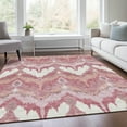 thumbnail image 1 of Addison Rugs Chantille Indoor/Outdoor Transitional Ikat Blush Washable Rectangle Rug, 5' x 7'6", 1 of 6