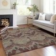 thumbnail image 1 of Addison Rugs Chantille Indoor/Outdoor Transitional Ikat Burgundy Washable Rectangle Rug, 5' x 7'6", 1 of 6