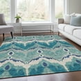 thumbnail image 1 of Addison Rugs Chantille Indoor/Outdoor Transitional Ikat Teal Washable Rectangle Rug, 10' x 14', 1 of 6