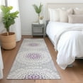 thumbnail image 1 of Addison Rugs Chantille Indoor/Outdoor Transitional Circles Lilac Washable Runner Rug, 2'3" x 7'6", 1 of 6
